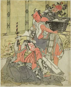 Ichikawa Hakuen I Prints: The Actors Otani Hiroemon III as Shinagawa Okaminosuke (right)