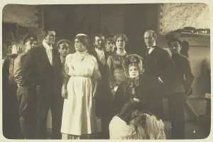 Prisoners Of War Prints: Actors performing at a prisoner of war camp in Osnabruck, 1916. Creator: Unknown