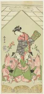 Shamisen Prints: The Actors Segawa Kikunojo II as the Wet Nurse Reizei