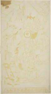 The Actors Tamazawa Saijiro I as the pageboy Umezaburo and Segawa Kikunojo I as Oroku in t... 1744 The Actors Tamazawa Saijiro I as the pageboy Umezaburo and Segawa Kikunojo I as Oroku in t... 1744