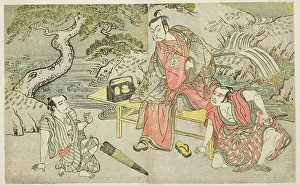 Pickpocket Prints: The Actors Tomizawa Hanzaburo II as Nagoya Sanzaemon (often called Sanza) (right)