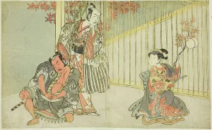 Mitsugoro Bando Prints: The Actors Yamashita Kinsaku II as Mutsuhana (right)