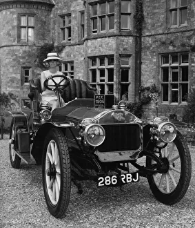 Beaulieu Collection: Actress Susannah York on 1906 Prosper Lambert at Beaulieu. Creator: Unknown