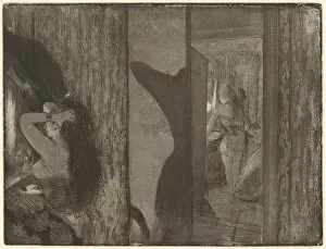 Actresses in Their Dressing Rooms, 1879 / 1880. Creator: Edgar Degas