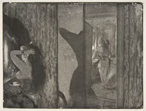 Actresses in Their Dressing Rooms, 1879-80. Creator: Edgar Degas Actresses in Their Dressing Rooms, 1879-80. Creator: Edgar Degas