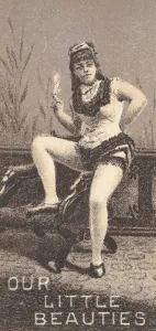 Photolithograph Prints: From the Actresses series (N57) promoting Our Little Beauties Cigarettes for Allen &amp