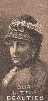 From the Actresses series (N57) promoting Our Little Beauties Cigarettes for Allen &