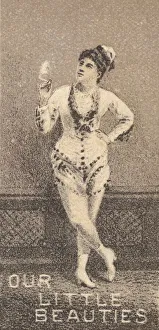 From the Actresses series (N57) promoting Our Little Beauties Cigarettes for Allen &