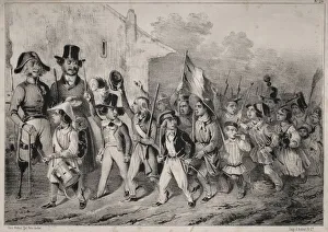 Actualites: Bon! Les moutards en veulent sussi! quand on parle de guerre!... 1840