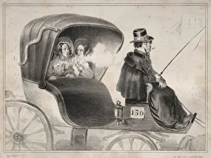 Actualites: Les Inconvenients des voitures publique: Le cocher de... 1839