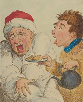 Gout Prints: Acute Pain, 1800. 1800. Creator: Thomas Rowlandson