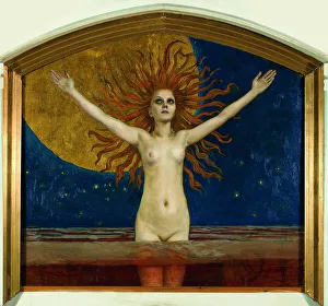Kalevala Prints: Ad Astra, 1894. Artist: Gallen-Kallela, Akseli (1865-1931)