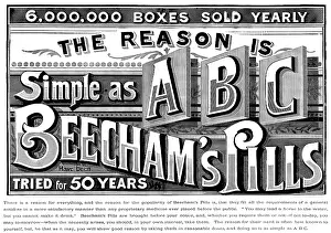 Beecham Prints: Advertisement for Beecham's Pills