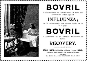 Recovering Prints: Advertisement for Bovril, 1898. Creator: Unknown