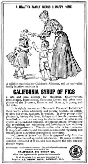 Gender Prints: Advertisement for California Syrup of Figs, 1898. Creator: Carl Hentschel