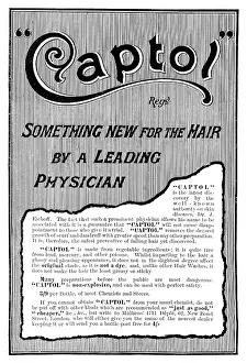 Endorsement Prints: Advertisement for Captol, 1898. Creator: Unknown
