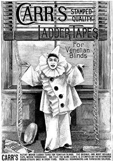 Sun Blind Prints: Advertisement for Carr's 'Stamped Quality' Ladder Tapes for Venetian Blinds