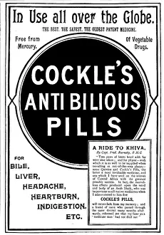 Snake Oil Prints: Advertisement for Cockle's Anti Bilious Pills