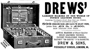 Case Prints: Advertisement for Drews leather goods