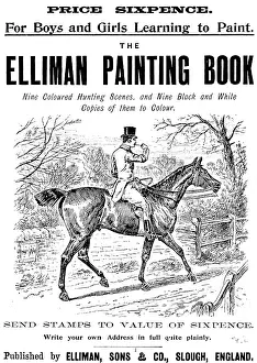 Muscles Prints: Advertisement for the Elliman Painting Book, 1898. Creator: Unknown