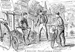 Cyclist Prints: Advertisement for Elliman's Universal Embrocation