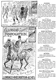 Muscles Prints: Advertisement for Elliman's Universal Embrocation