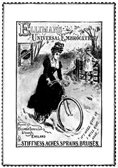 Cyclist Prints: Advertisement for Elliman's Universal Embrocation