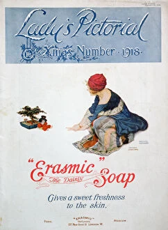 Beauty Product Gallery: Advert for Erasmic soap, 1918
