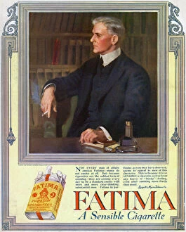 Images Dated 28th July 2008: Advert for Fatima cigarettes, 1916