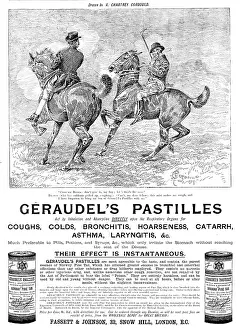 Misty Prints: Advertisement for Geraudel's Pastilles