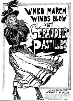 Disease Prints: Advertisement for Geraudel's Pastilles