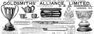 Kitchenware Prints: Advertisement for Goldsmith's Alliance Limited, 1890. Creator: Unknown