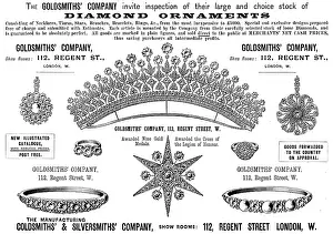 Diamonds Prints: Advertisement for the Goldsmiths & Silversmiths Company