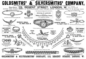Timepiece Prints: Advertisement for the Goldsmiths & Silversmiths Company