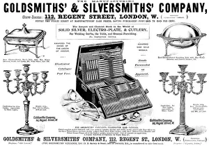 Dish Prints: Advertisement for the Goldsmiths & Silversmiths Company
