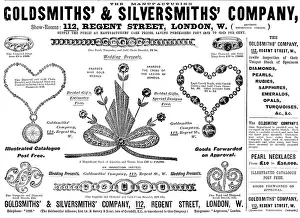 Pearls Prints: Advertisement for the Goldsmiths & Silversmiths Company
