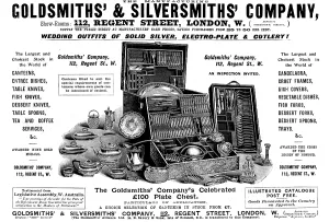 Kitchen Prints: Advertisement for the Goldsmiths & Silversmiths Company