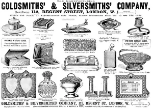 Boxes Prints: Advertisement for the Goldsmiths & Silversmiths Company