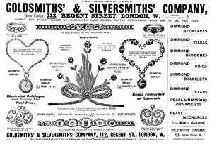 Pearls Prints: Advertisement for the Goldsmiths & Silversmiths Company