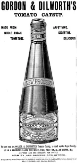 Bottle Prints: Advertisement for Gordon & Dilworth's Tomato Catsup