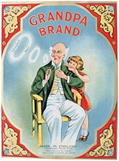 Advert for Grandpa Brand pipe tobacco