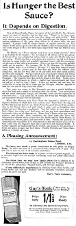 Information Prints: Advertisement for Guy's Tonic, 1898
