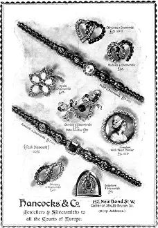 Advertisement for Hancock's & Co. 1898. Creator: Unknown.<br> Advertisement for Hancock's & Co. 1898. Creator: Unknown