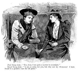 Recommendation Prints: Advertisement for Homocea, 1895. Creator: Unknown