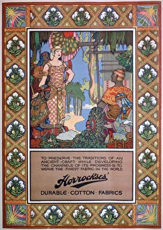 Images Dated 9th July 2008: Advert for Horrockses fabrics, 1920