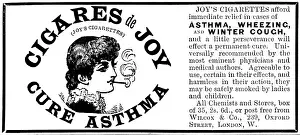 Snake Oil Prints: Advertisement for Joy's Cigarettes