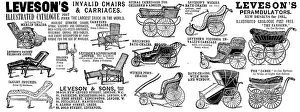 Adjusting Prints: Advertisement for Leveson's Invalid Chairs & Carriages