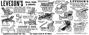 Adjusting Prints: Advertisement for Leveson's Invalid Chairs & Carriages