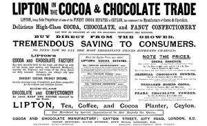 Export Prints: Advertisement for Lipton's tea