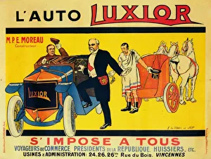 Improved Prints: Advertisement for Luxior cars, c1912-1914
